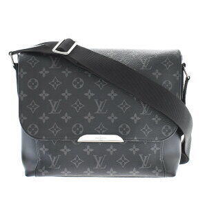 Louis Vuitton Eclipse Black Messenger Explorer Black Shoulder Bag